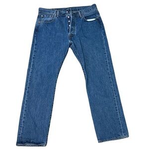 Levi's Classic Straight Blue Denim Jeans